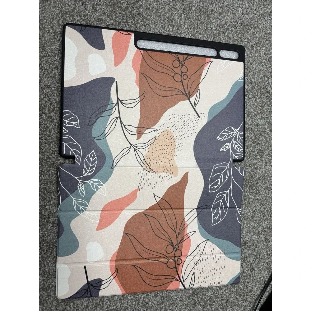 Samsung Tab S9 Ultra 14.6” Tablet Case Abstract Floral Folio Stand Cover